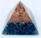 Merkabah Orgonite Pyramid Sodalite Metatron Cube Sacred Geometry