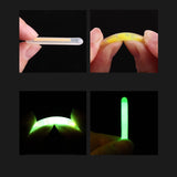 50x Chemical Light Fishing Fluorescent Glow Sticks Clip On the Rod Tip