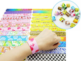 30x Mixed Wrist Snap Slap Bands Kids Party Favor Novelty Toys Play Band