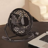 1PC Heller High Velocity Personal Mini Desk Fan USB Powered Black 10cm HVF10
