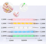 20pcs Nail Art Design Brushes Set Dotting Painting Drawing Polish Pen Tools Kit