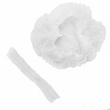 100x Disposable Hair Net Head Cover Cap Anti Dust Medical Surgical Stretchy Hat