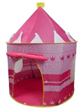 Pink Princess Castle Kids Play Tent Pop Up Playhouse Indoor Outdoor Girls Toy