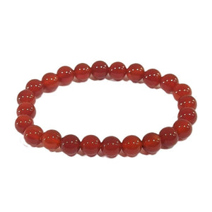 1pc Gemstone Power Bead Bracelet Collectable Gift Bracelets Carnelian