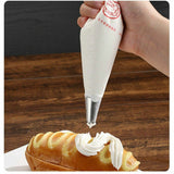 200x Plastic Disposable Piping Bag Cake Decor Icing Frosting Nozzles -M 21x34cm