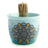 Wild Scents Mandala Ceramic Smudge Bowl