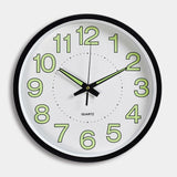 305mm Luminous Wall Clock Glow In The Dark Silent Quartz Indoor Home Modern Clock