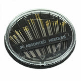 30pcs Assorted Hand Sewing Needles Embroidery Mending Craft Quilt Sew Case