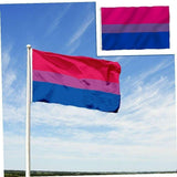 Bisexual Large Flag 150x90cm Bi Sexual Pride LGBT Lesbian Gay Rainbow Mardi Gras