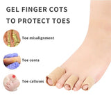 5pcs Silicone Tube Toe Gel Protector Corn Soft Cushion Pad Cap Relief Foot Pain