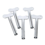 4x Stainless Steel Tube Toothpaste Squeezer Easy Key Dispenser Rolling Holder