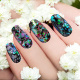4 bags Nail Art Glitter Holographic Flakes Glitter DIY Nail Art 3D Sequins Decor