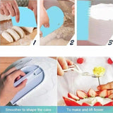 170Pcs Cake Decorating Kit Turntable Rotating Baking Flower Icing Piping Nozzles