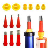 22pcs Caulking Caulk Nozzle Applicator with Base Kits Sealant Finishing Tools