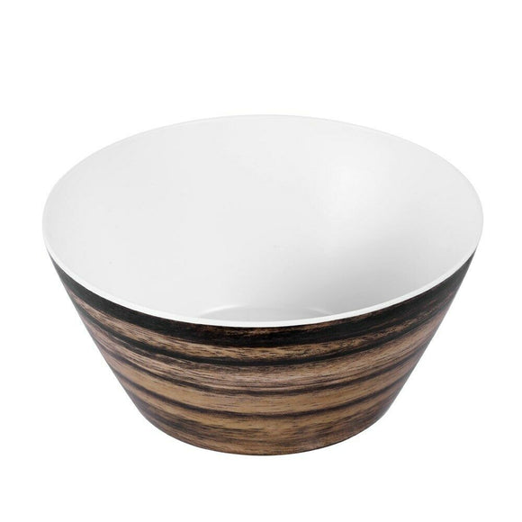 Endwood Grain Matte Melamine Salad Bowl 25cm Picnic Outdoor Dinner Camping