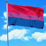 Bisexual Large Flag 150x90cm Bi Sexual Pride LGBT Lesbian Gay Rainbow Mardi Gras
