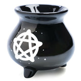 Candle Oil Burner Witches Brew Cauldron Ceramic Bowl Aromatherapy Oils Wax Melt