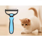 Dog Pet Cat Fur Dematting Grooming Deshedding Trimmer Tool Brush Assorted