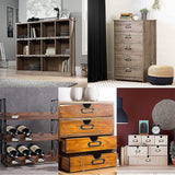 12 Pcs Brass Cabinet Drawer Label Pull File Name Card Frame Holder Handle