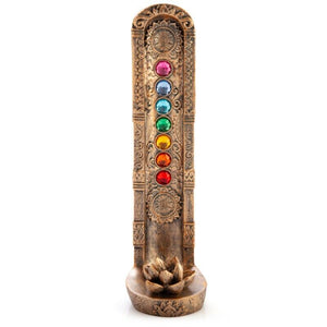 Chakra Lotus Incense Burner Holder Incense Sticks Yoga Meditation