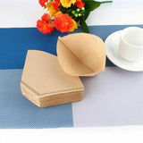 100pcs Coffee Filter Paper Sector Filter Paper Filter Bowl Filter Paper Sector Coffee Filter Paper