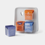 YouCopia TeaStand 80 Tea Bag Organizer with Clear Removable Bins Cabinet Pantry