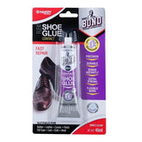 2x Shoe Contact Glue Adhesive Fix Sole Rubber Leather Foam Plastic Bond 45ml