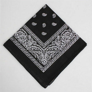 Bandana Paisley & Plain 100% Cotton Head Wrap Head Wrap New Summer Scarf Snood