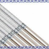 5 Pairs Stainless Steel Chopsticks Asian