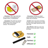 2X Mouse Trap Flip N Slide Bucket Lid Reusable Rat Catcher Killer with Ladder