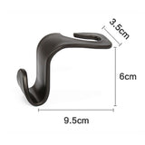 4x Car Back Seat Headrest Hanger Storage Groceries Bag Handbag Hooks Plastic