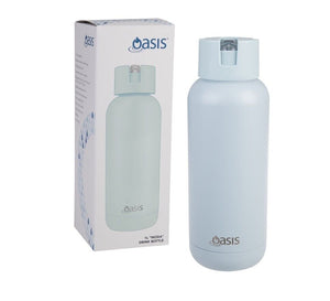 Oasis Moda Ceramic Lined Stainless Steel TripleWall Drink Bottle 1.0L Sea Mist