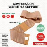 Wrap Strap Knee Support Elastic Protection Comfort Support Muscles -Size Large