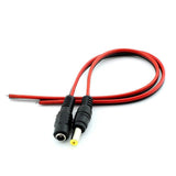 5pair 12V 5.5x2.1mm Male   Female DC Power Socket Jack Connector Cable Plug Wire