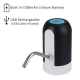 Electric Water Bottle Pump Dispenser Drinking USB Button Black Drinking USB