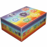 7 Chakras Jewelry Wooden Box Print Cards Tarot Gift