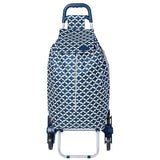 Shopping Grocery Trolley Sachi Summit Stair Climber 45L w/ Wheels Moroccan Navy