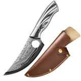 5.5 Inch Damascus Chef Knife Kitchen Tools Meat Chopper Japane Butcher Knives