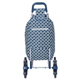 Shopping Grocery Trolley Sachi Summit Stair Climber 45L w/ Wheels Moroccan Navy