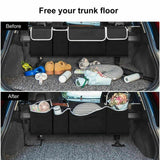 Car Boot Organiser Storage Bag Pocket Back Seat Hanger Travel Hanging 30L