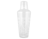 Bartender Acrylic Cocktail Shaker 750ml 3 Piece Set Beverage Drink