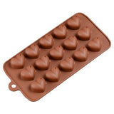 3D Love Heart Silicone Mold Cake Chocolate Ice Cube Soap Tray Baking Mould Tools