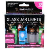 Home Master 30PCE Jar Shaped Mini Lights LED Multi Colours Battery Operated