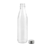 2x Large Glass Water Sports Bottle Juice Milk Beverage 1L Screw Top - 1000ml