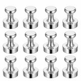 12pcs Strong Fridge Magnets Neodymium Magnetic Crafts Whiteboard Push Pins