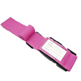 Luggage Strap Code Password Travel Suitcase Secure Lock Safe Nylon -Pink