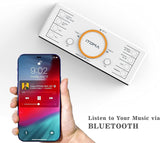 Portable FM Alarm Clock Radio Large Size BT Speaker USB Port for Phone Charging