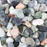 Decorative Pebbles Stones Garden Walkway Aquarium Fish Tank Mixed Colour 500g