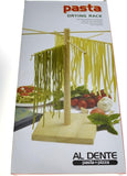 Pasta Drying Rack Wood Collapsible Dryer Stand Noodle Spaghetti Fettuccine 42cm