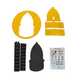 2X Mouse Trap Flip N Slide Bucket Lid Reusable Rat Catcher Killer with Ladder